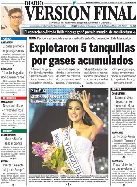venezuela newspapers in english online